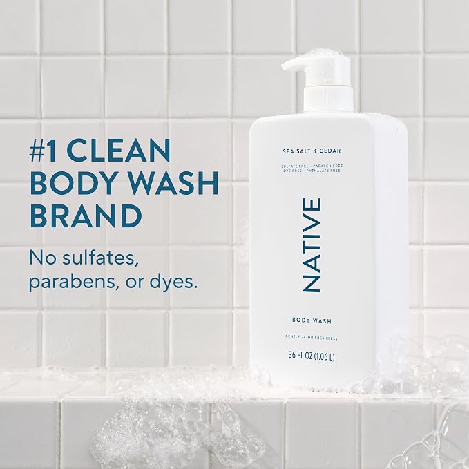 Native Sulfate Free Body Wash Contains Naturally Derived Ingredients | - Image 2
