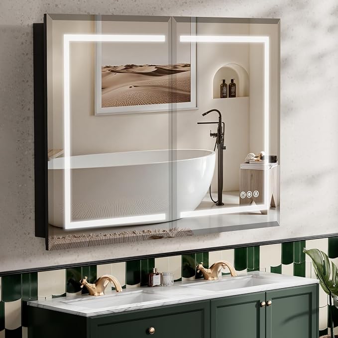 Medicine Cabinet, LED Mirror Cabinet by GUIQIYANG