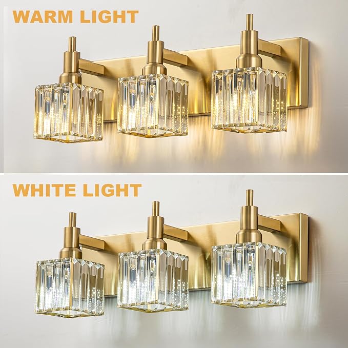Gold Bathroom Vanity Lights - Image 5