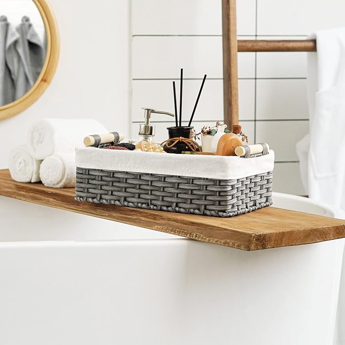 GRANNY SAYS Gray Wicker Baskets, Decorative Baskets - Image 2
