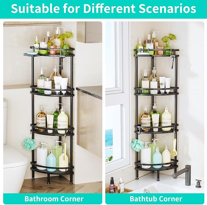 HapiRm Standing Corner Shower Caddy - Image 5