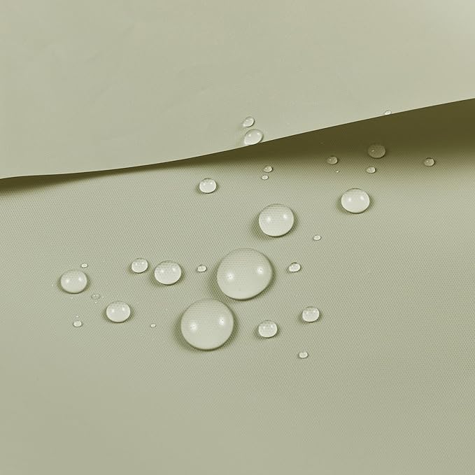 Sage Green Plastic Shower Curtain Liner - Image 5