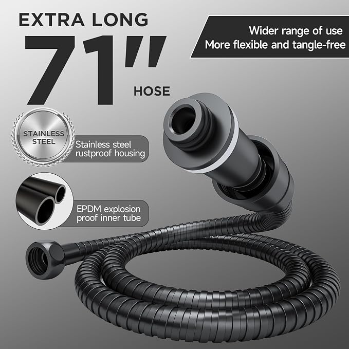 Veken Wide Rain Shower Head - Image 7