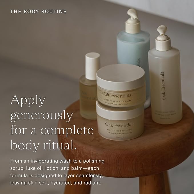 Oak Essentials The Body Routine Set | 5-Step Spa Kit - Image 4