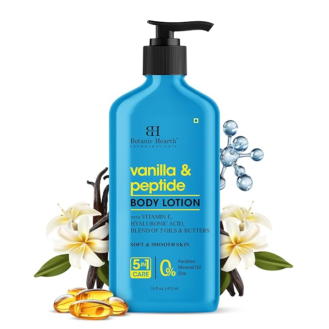 Botanic Hearth Vanilla & Peptide Body Lotion 16 fl oz | Soft & Smooth Skin | 5 by BestHairCareProducts