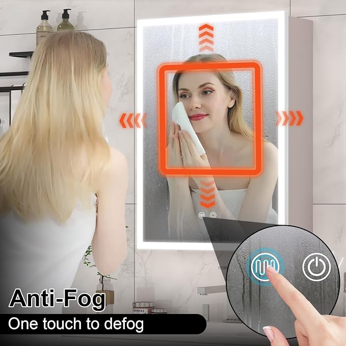 LED Lighted Bathroom Medicine Cabinet - Image 3