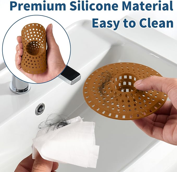 Bathtub Drain Hair Catcher, Tub Shower Drain Hair Trap/Strainer - Image 5