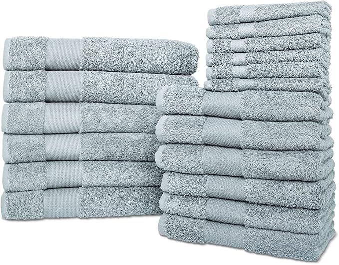 Hencely 18-Piece Bath Towel Set by HENCELY