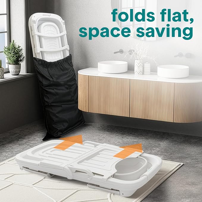 SereneLife 59" Portable Bathtub - Image 5