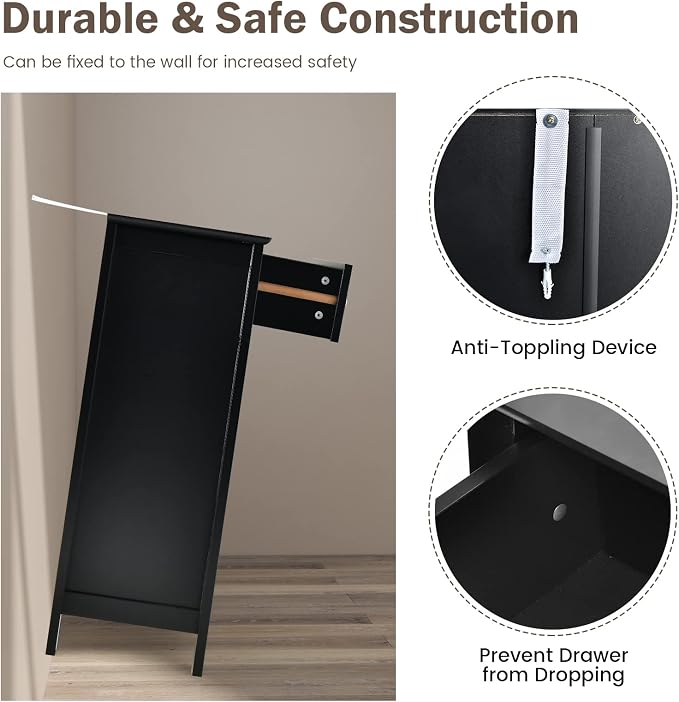 Giantex Bathroom Storage Cabinet - Image 7