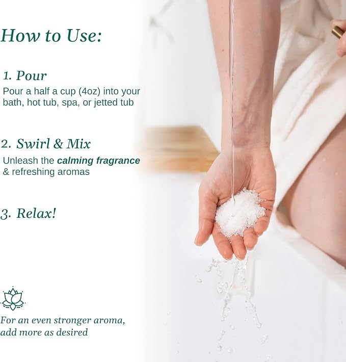 Relax Spa & Bath, Epsom & Dead Sea Salts, Aromatherapy Bath Soak - Image 7