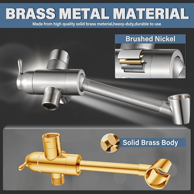 All Metal Shower Diverter Valve - Image 3