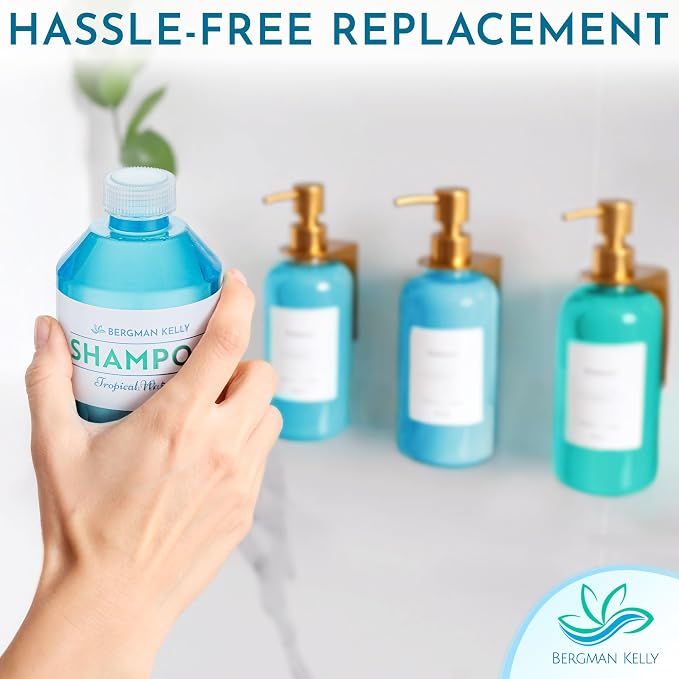 Bergman Kelly - Replacement Shampoo, Conditioner & Body Wash Refill Set - 12.6 - Image 2