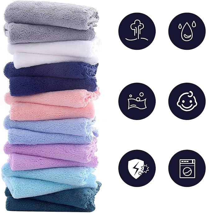 16 Pack Baby Washcloths burp cloths - Image 3