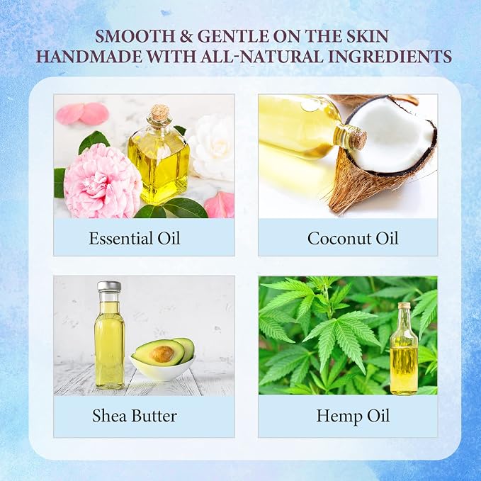 Hemp Oil Bath Bombs Gift Set Natural Refreshing Bubble Bath Kit - Image 5