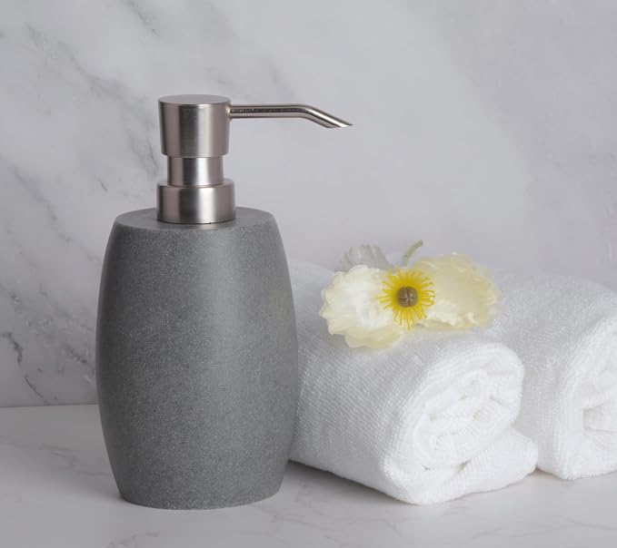 Sandstone Textured Resin Soap Dispenser - Image 8