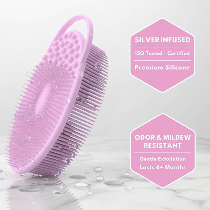 Silver Infused Exfoliating Body Scrubber - Image 5