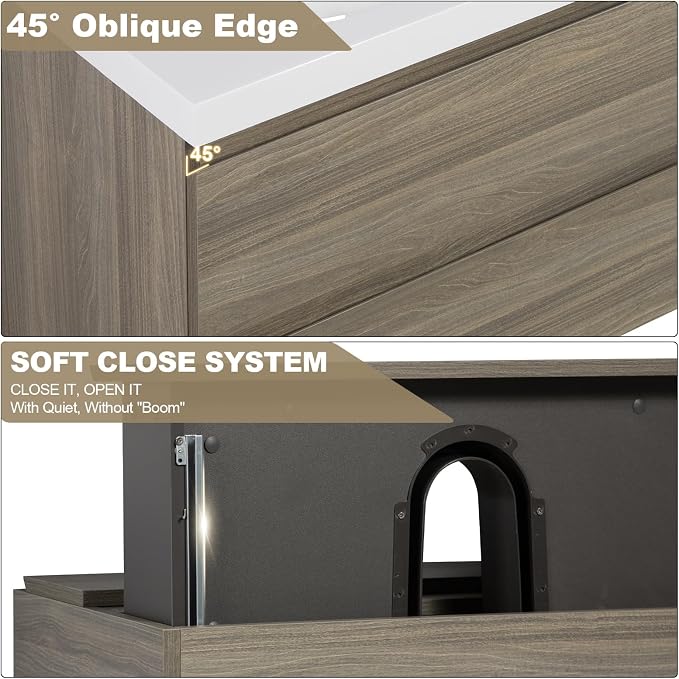 Floating Vanity Bathroom, 36 Inch Bathroom Vanity - Image 6