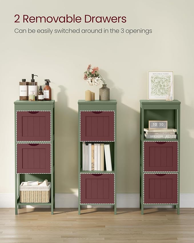 VASAGLE Storage Cabinet, Storage Organizer Rack Stand - Image 4