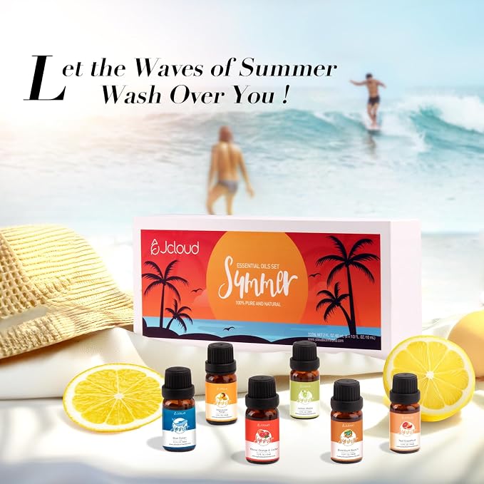 JCLOUD Summer Fragrance Oils Set | Hotel Diffuser Oil & Home Luxury Scents - Image 6