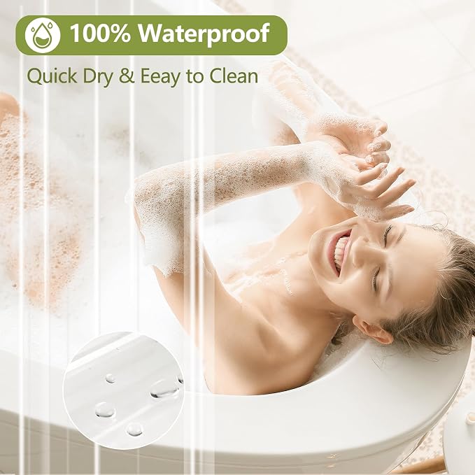 Waterproof Clear Shower Curtain Liner - Image 2