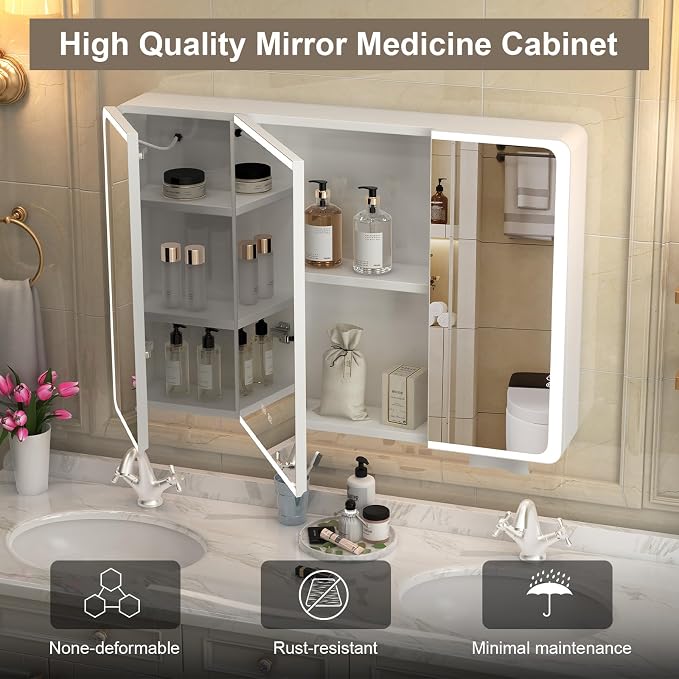 Lighted Bathroom Medicine Cabinet - Image 3