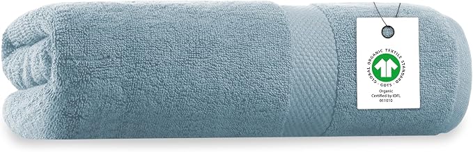 Delara Organic Cotton Luxuriously Plush Bath Towel | GOTS & OEKO-TEX Certified by Delara
