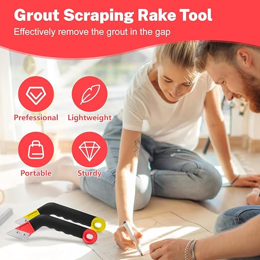 11 Pack Grout Removal Tool Kit, 2 Tile Grout Saws - Image 7