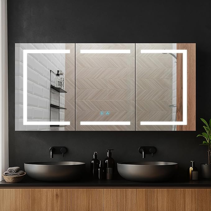 Blossom 60x26 LED Medicine Cabinet Mirror by BLOSSOMKitchenBath