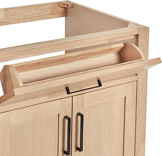 ARIEL Hepburn 43" Inch Oak Single Bathroom Vanity - Image 7