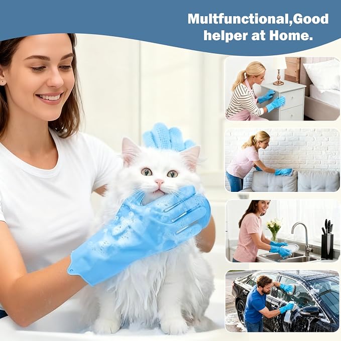 pte Grooming Gloves: Bite-Resistant Pet Bathing Glove - Image 5