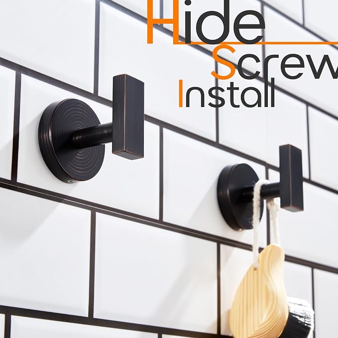 Robe Hook Bath Towel Hooks Stainless Steel Wall Hooks - Image 8