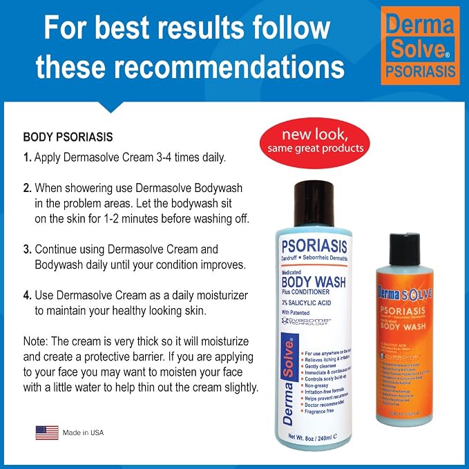 Dermasolve Medicated Psoriasis Body Wash - Image 3