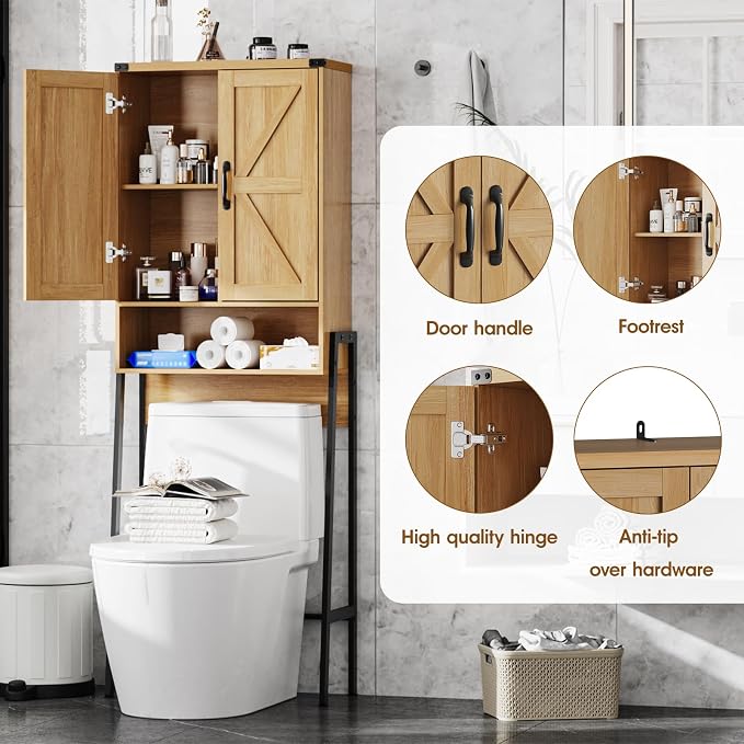 Over The Toilet Storage Cabinet - Image 4