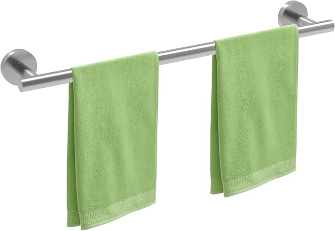 24 Inch Brushed Nickel Towel Bar by DIYMyHome