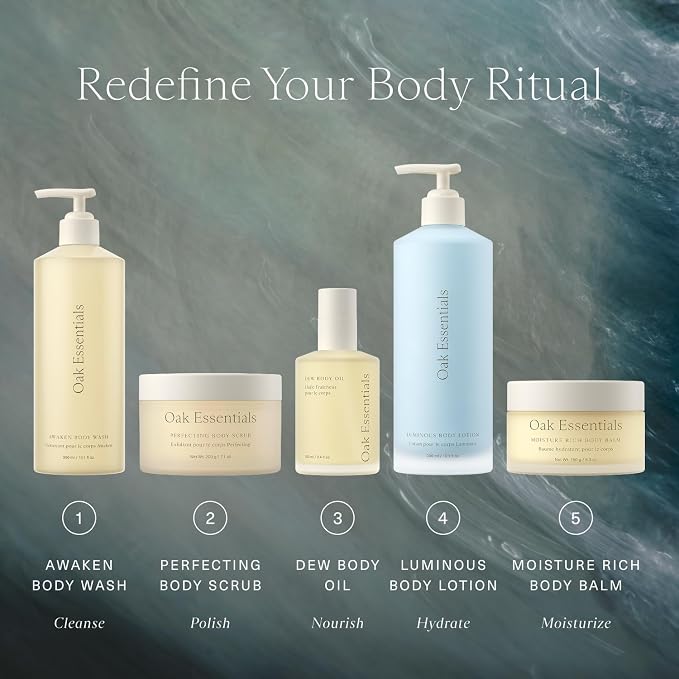 Oak Essentials Perfecting Body Scrub | Gentle Sugar Body Exfoliator - Image 8