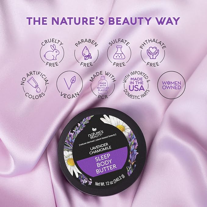 Nature's Beauty Lavender Chamomile Sleep Body Butter Multi-Pack - Image 5