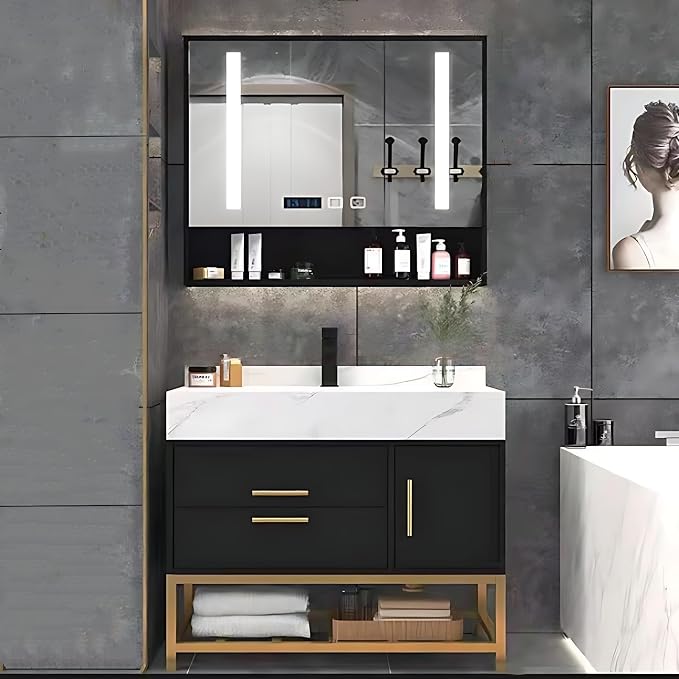 Modern 36IN Bathroom Vanity by Genpai