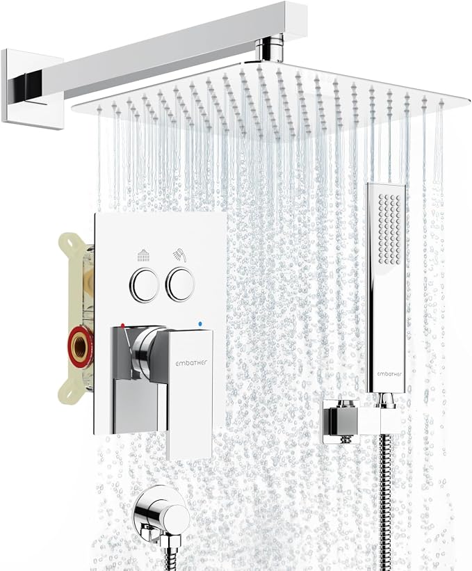 Shower System Shower Faucet Set by EMBATHER