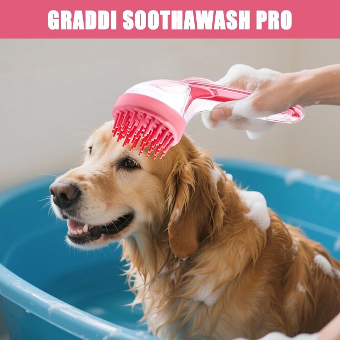 Pet Bathing Brush – Gentle Dog And Cat Scrubber - Image 7