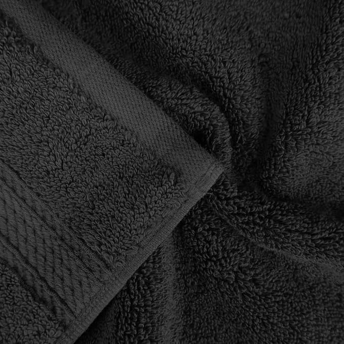 Superior Egyptian Cotton Pile Face Towel/Washcloth Set of 6, Ultra Soft Luxury - Image 4