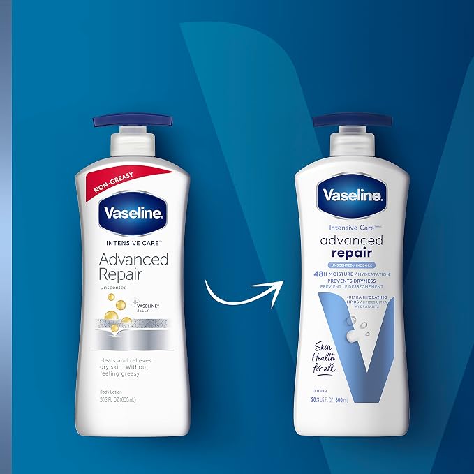 Vaseline Intensive Care Unscented Advanced Repair Body Lotion - Image 10