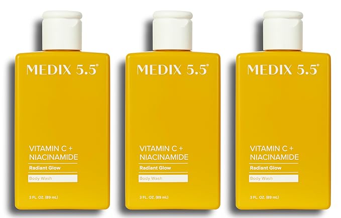 MEDIX Radiant Glow Vitamin C Body Wash W/Niacinamide | Citrus Scented Gentle - Image 9