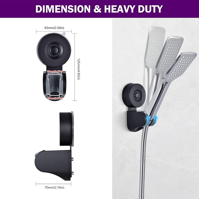 JOMOLA Adjustable Shower Head Holder - Image 6