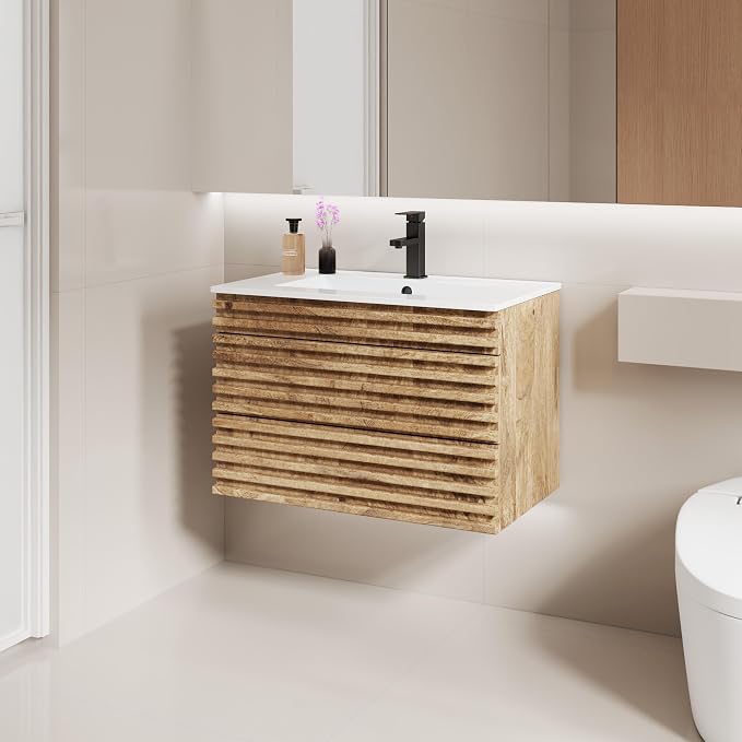 LUCKWIND 30" Floating Bathroom Vanity - Image 3