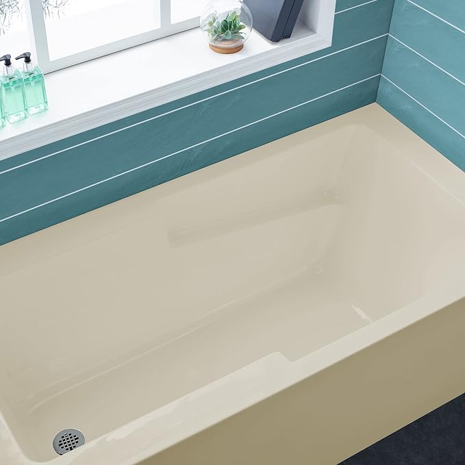 Voltaire 54" X 30" Left-Hand Drain Alcove Bathtub - Image 5