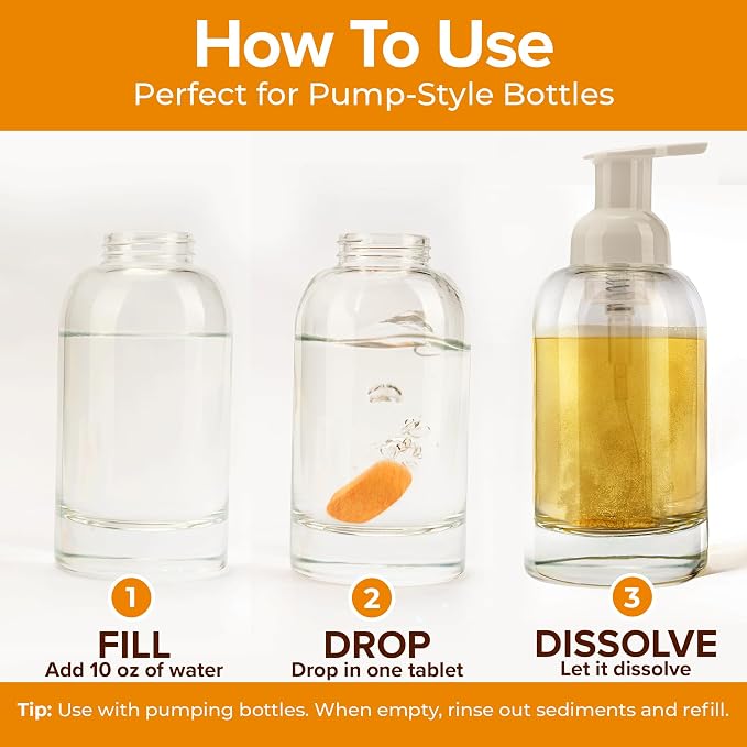 Foaming Hand Soap Tablets Refill – Citrus Scent - Image 5