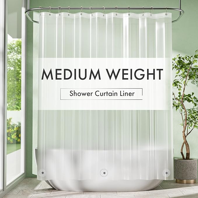 Amazer Plastic Shower Curtain Liner by Amazer