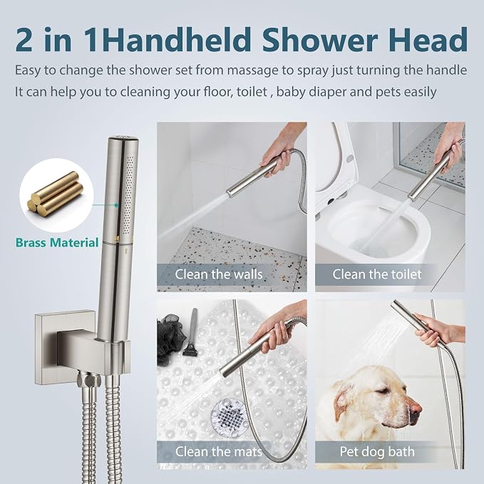 Aolemi Shower Faucet Set, High Pressure Shower System - Image 4