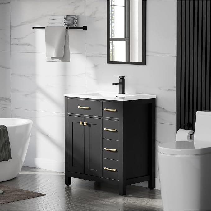 LUCKWIND 30" Modern Bathroom Vanity - Image 6